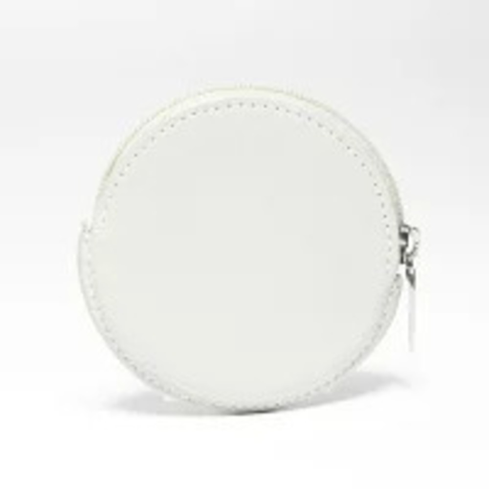 Loewe Wallet case White Ivory coin Leather White